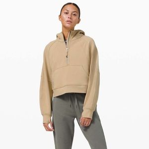 Lululemon Scuba Cropped Half-Zip Hoodie
